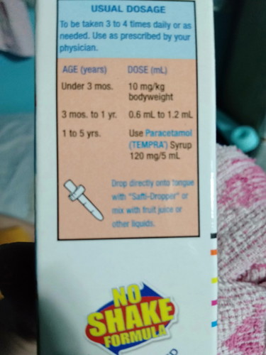 tempra for baby. pa advise po ty