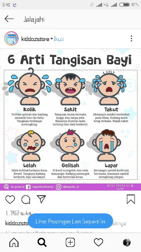 arti tangisan bayi