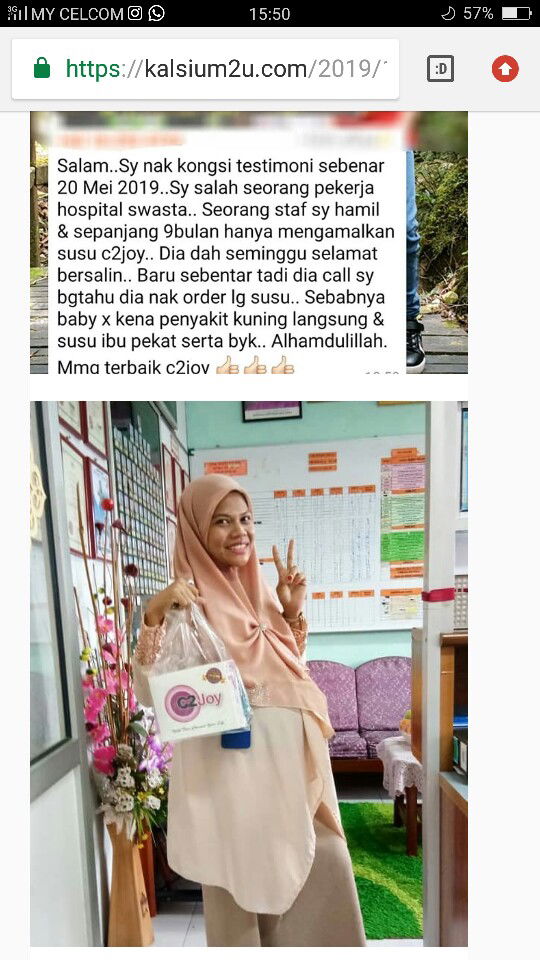 C2joy sesuai untuk ibu mengandung