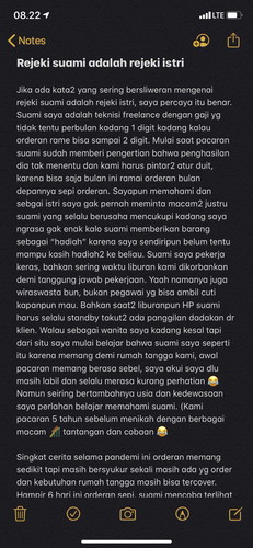 Rejei suami adalah rejeki istri