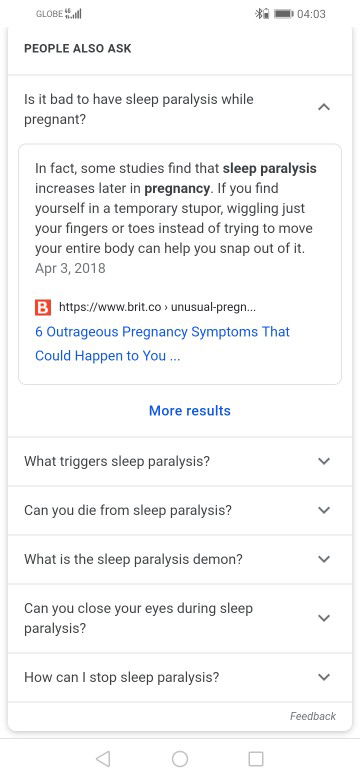 Pregnancy And Sleep Paralysis
