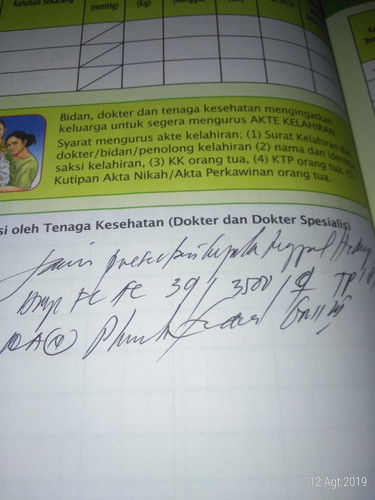 ada yg tau tulisan dokter ini..apa ya??