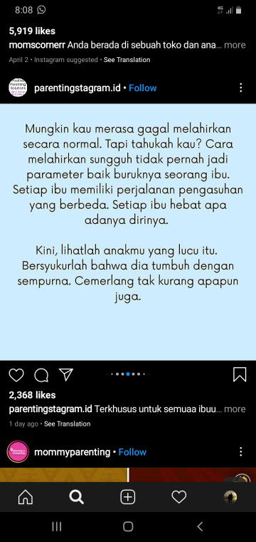 Teruntuk bunda yang melahirkan secara SC