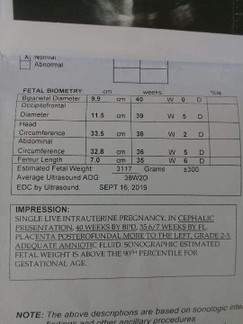 discrepancy on age by lmp vs age by bpd