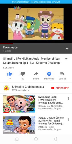 #kodomochallengextap membersihkan kolam renang eps118.3