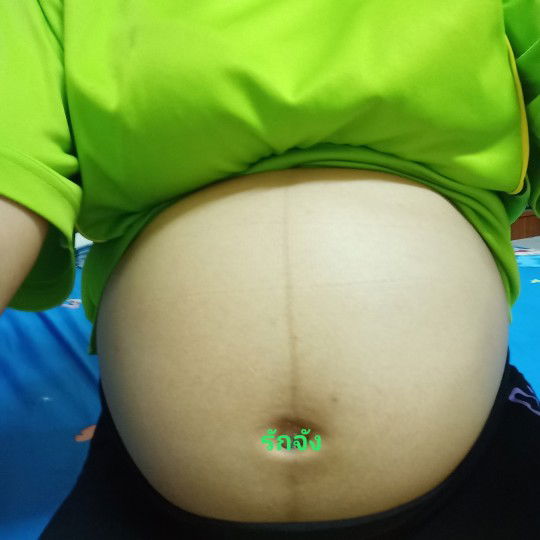 หนูคือกำลังใจของพ่อกับแม่นะลูก #ร่วมกิจกรรม #อวดท้องคุณแม่