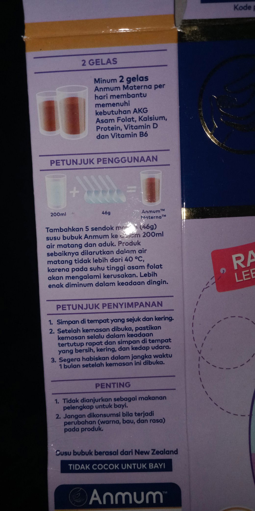 seduh susu air panas