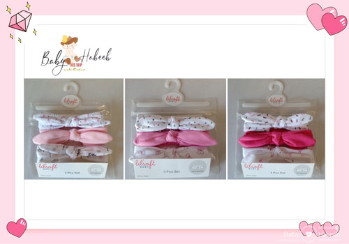 ขายค่ะ ที่คาดผมเด็ก แบรนด์ลิลซอฟท์เบบี้ 1เซตมี3ชิ้น