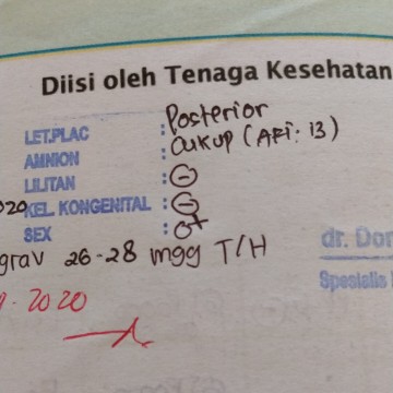catatan dari dokter setelah usg