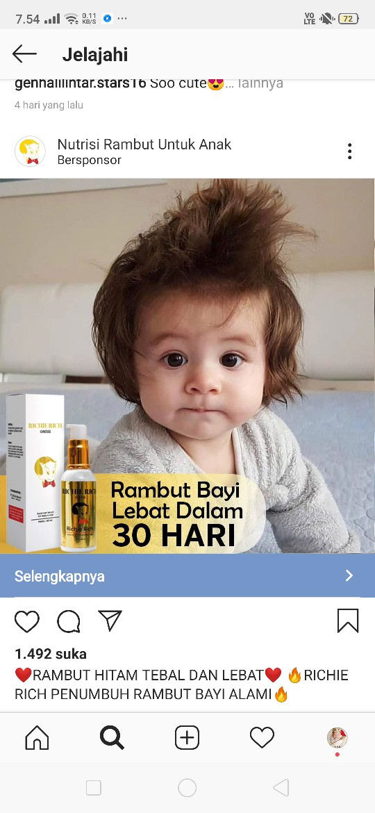 rambut bayi