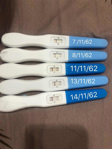 เทสตั้งครรภ์ทุกวัน แต่อ่อนลง ผิดปกติไหมคะ