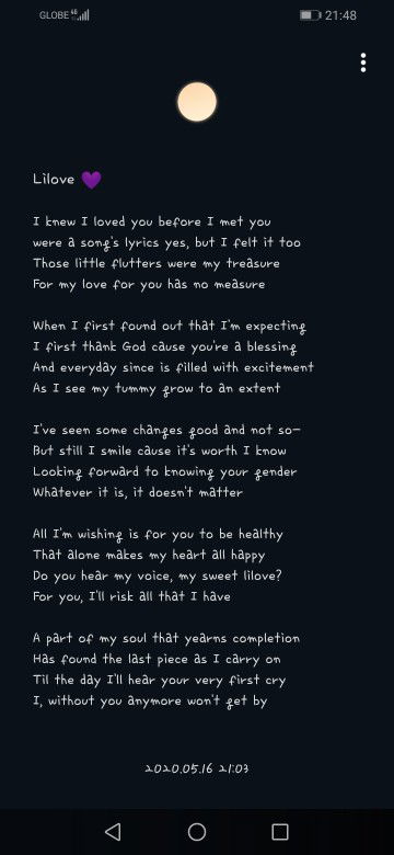 A Poem for My Lilove