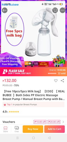 Breast Pump SALE sa Lazada