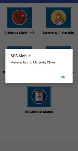 SSS maternity benefit