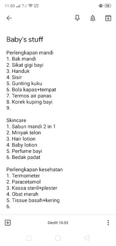 Perlengkapan bayi