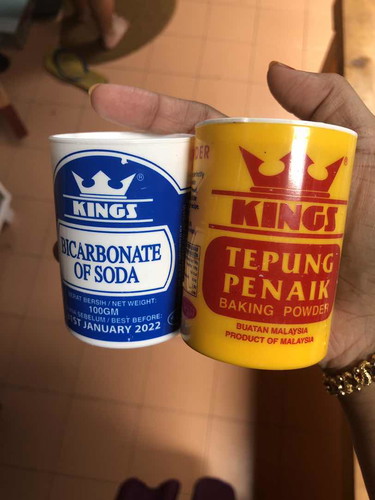 Baking powder @ soda bikarbonat?