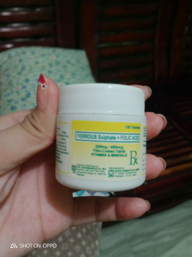 ferrousSulfate with folic acicid