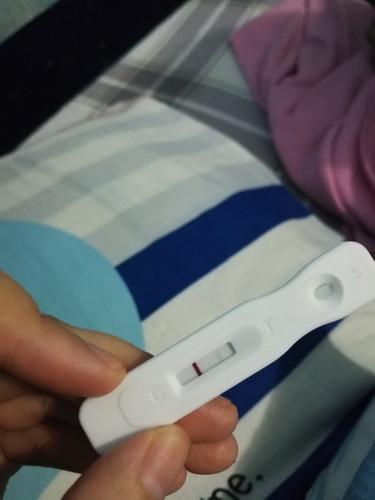 Bleeding but had a faint line