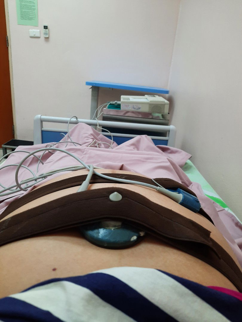 35สัปดาห์ปวดท้องท้องแข็ง