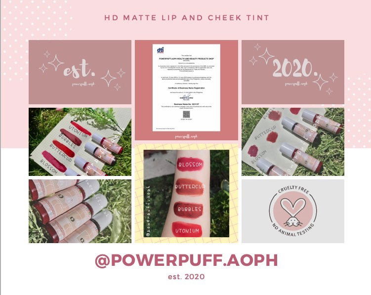 Discounted HD Matte lip & cheek tint!