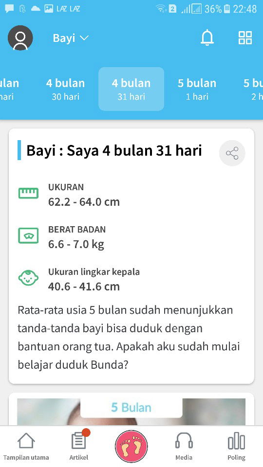 bayi 5 bulan