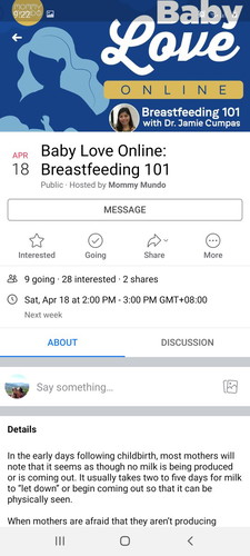 Baby Love Online Breastfeeding 101