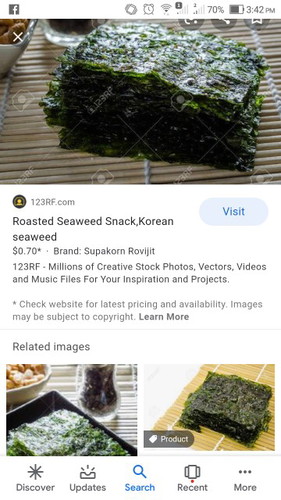 Seaweed snack