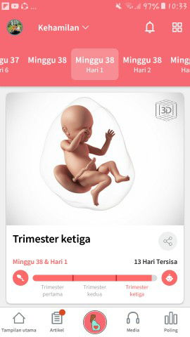 ga sabar pengen cepet ketemu dede utun
