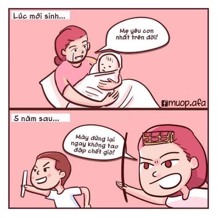 Nhỏ khác lớn khác quá đi!