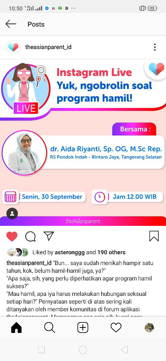 Informasi untuk Bunda yang sedang promil