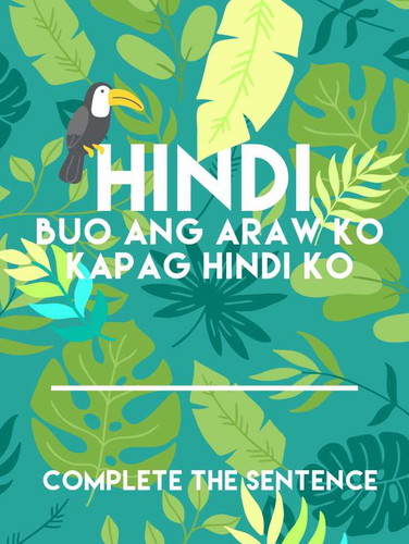 Complete the sentence! ?