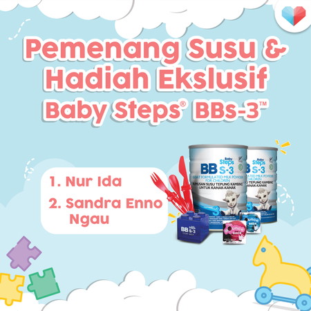 Pemenang Baby Steps® BBs-3™!