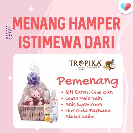 Pemenang Hamper Istimewa dari Tropika!