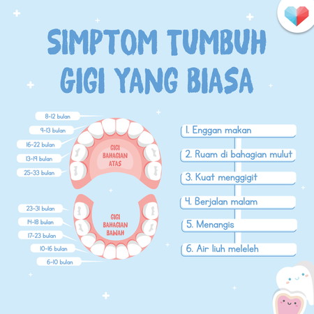Simptom Tumbuh Gigi