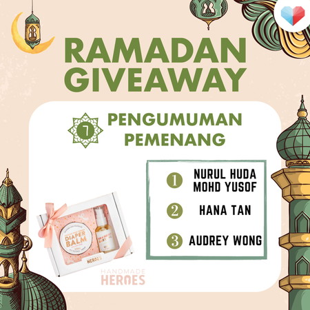Pemenang 30 Ramadan Giveaway Hari Ketujuh
