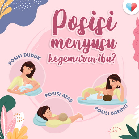 Posisi Selesa Sewaktu Menyusukan Bayi