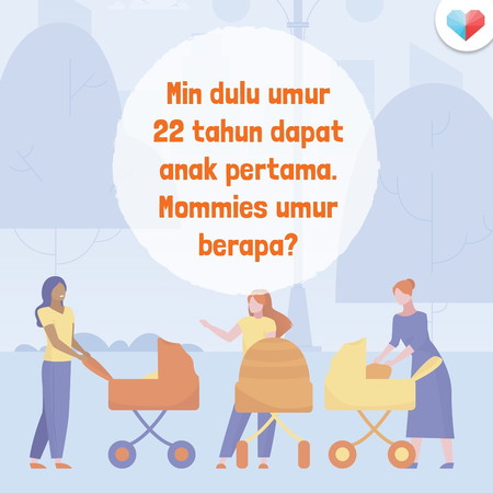 Umur berapa mommies dapat anak pertama?