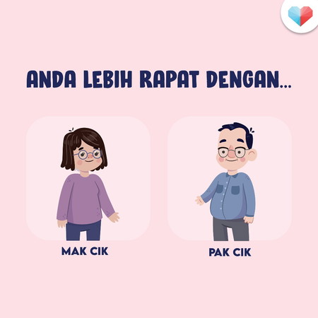 Dengan siapa anda lebih rapat?