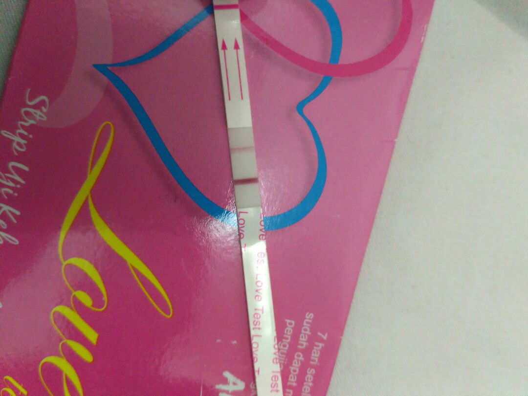 Sudah tespek, tapi masih samar