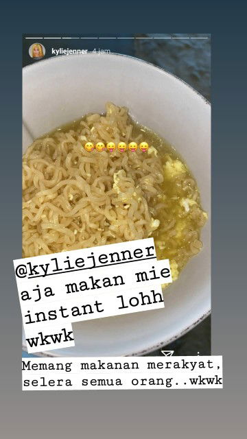 Mie instant selera semua orang..