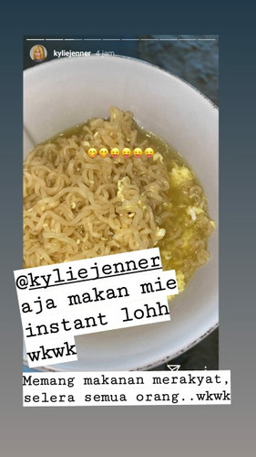 Mie instant selera semua orang..