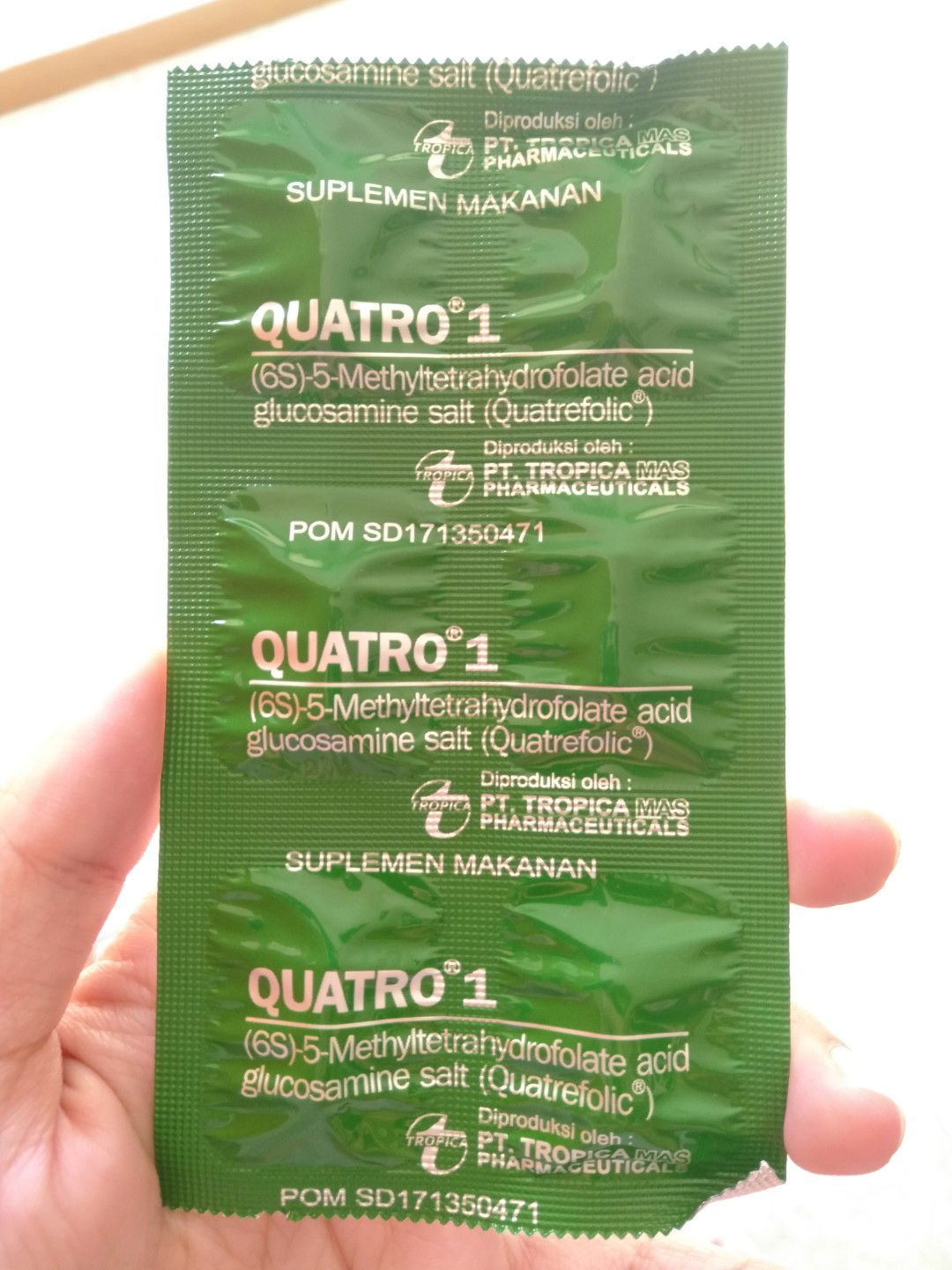 Vitamin Asam Folat (Hamil Pertama)
