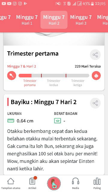 Deg deg setiap hari melihat perkembanganmu