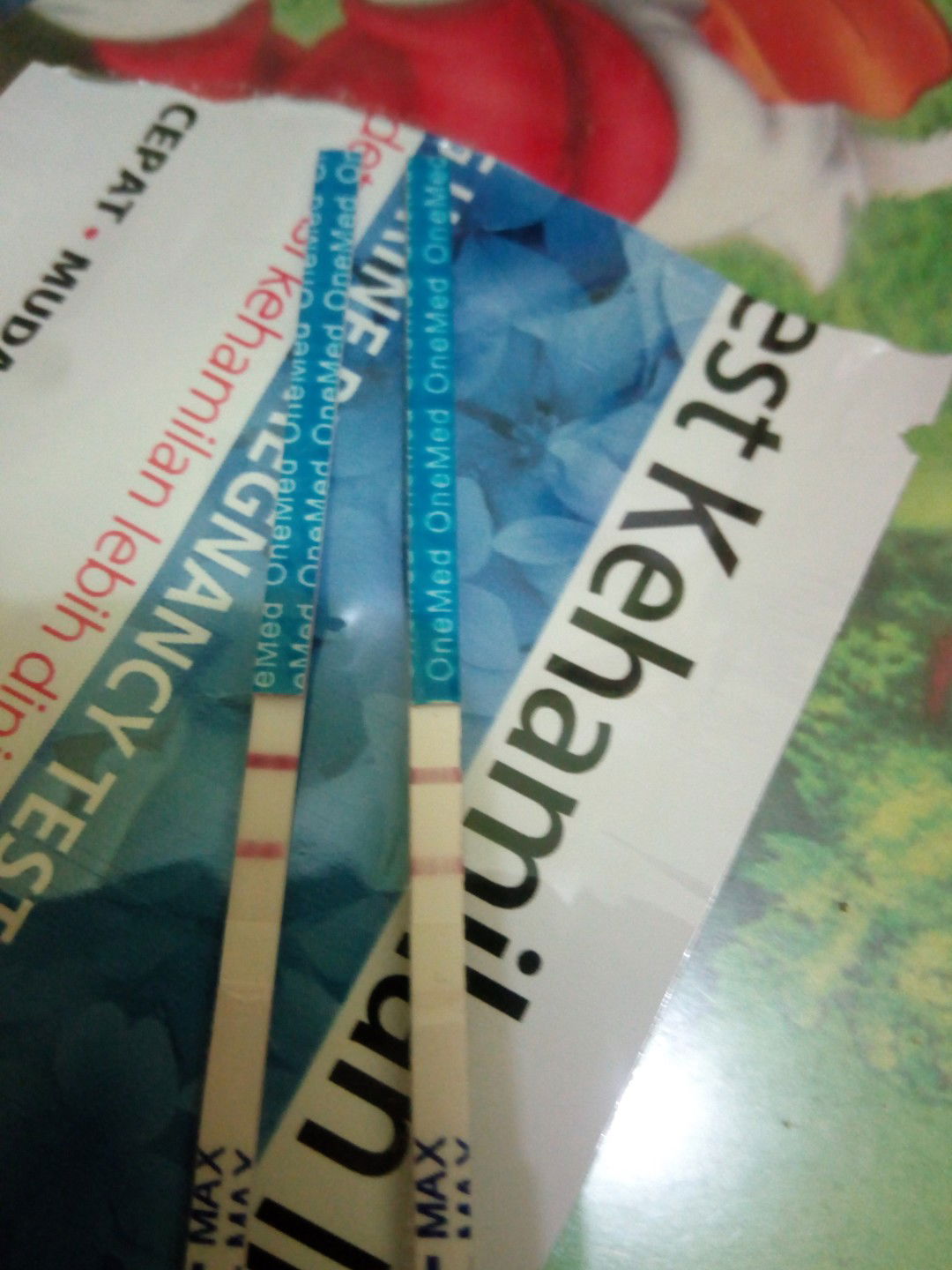 Dua kali tespeck Hasilnya seperti Ini..Hamil Kah?