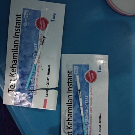 tespeck dua garis samar