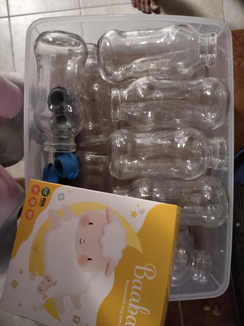 BOTOL KACA ASI DAN KANTONG ASI GRATIS