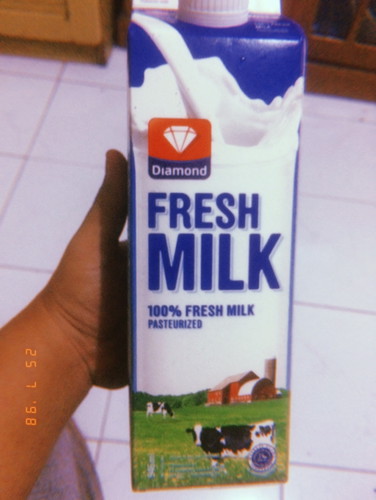 33w6d minum susu fresh milk