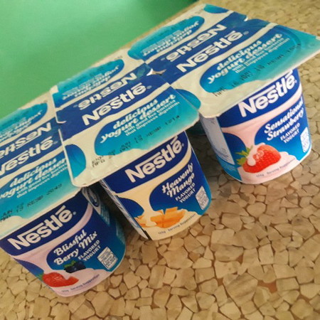 flavoured nestle yogurt