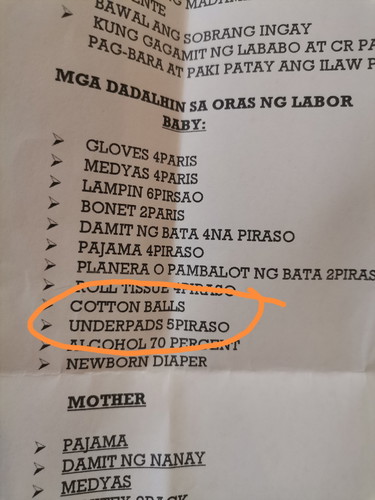 Ask ko lang ano yung underpads