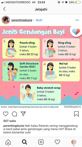 Jenis-jenis gendongan